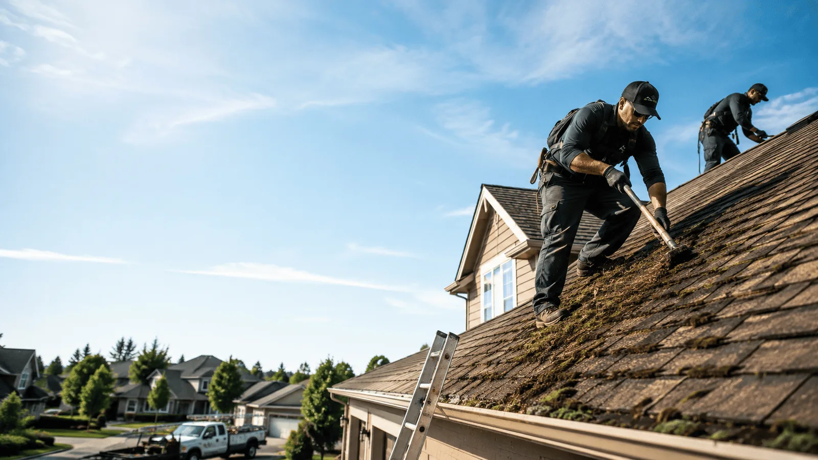 Roof Moss Removal in Lahoma, OK near me